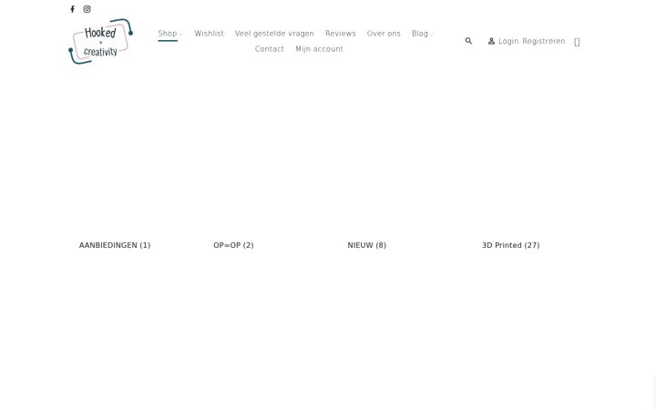 Screenshot of hookedtocreativity.nl