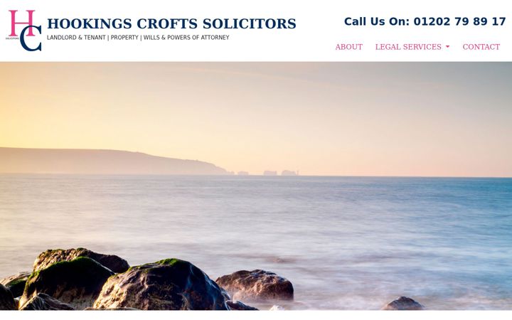 Screenshot of hookings-crofts.co.uk