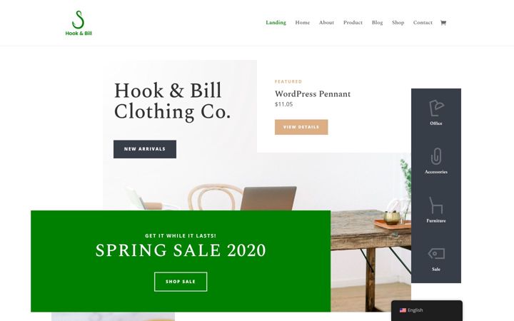 Screenshot of hooknbill.com