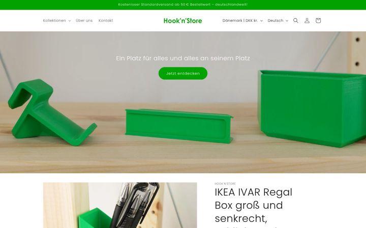 Screenshot of hooknstore.com