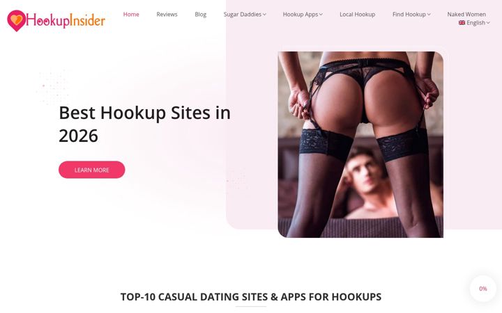 Snimka zaslona za hookupdate.net