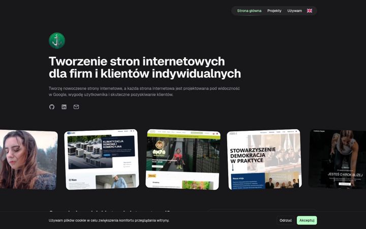 Screenshot of hookycode.pl