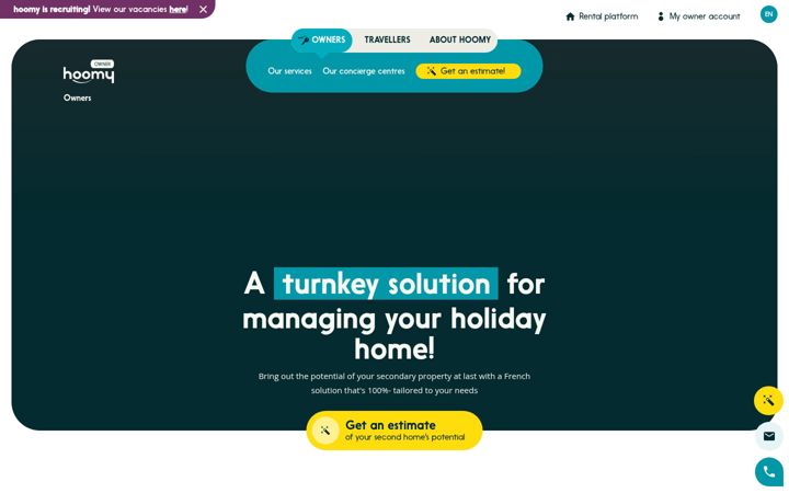 Screenshot of hoomy.fr