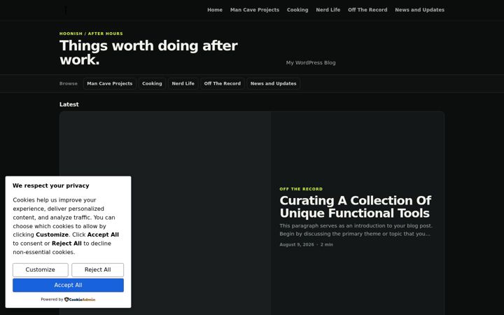 Screenshot of hoonish.com
