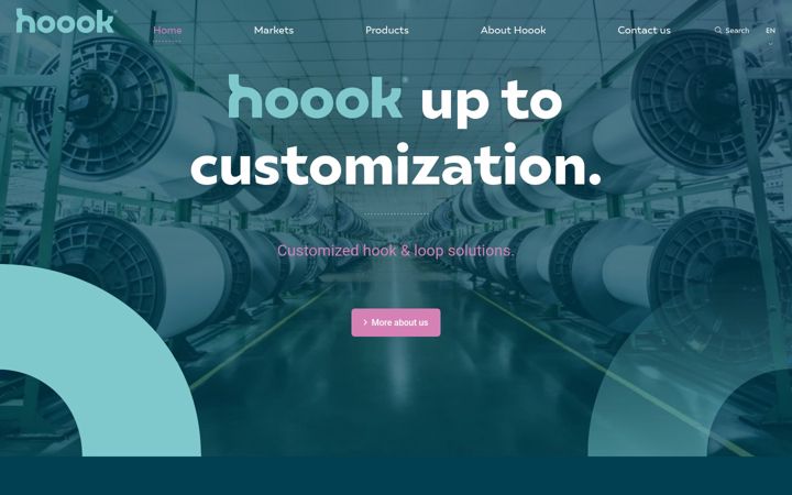 Screenshot of hoook.eu