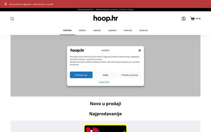 Screenshot of hoop.hr