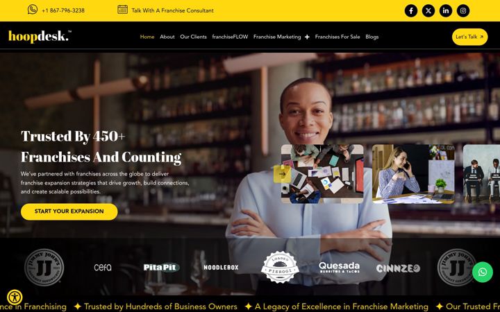 Screenshot of hoopdesk.com