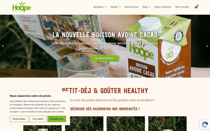 Screenshot of hoope.fr