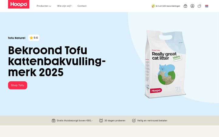 Screenshot of hoopo.eu