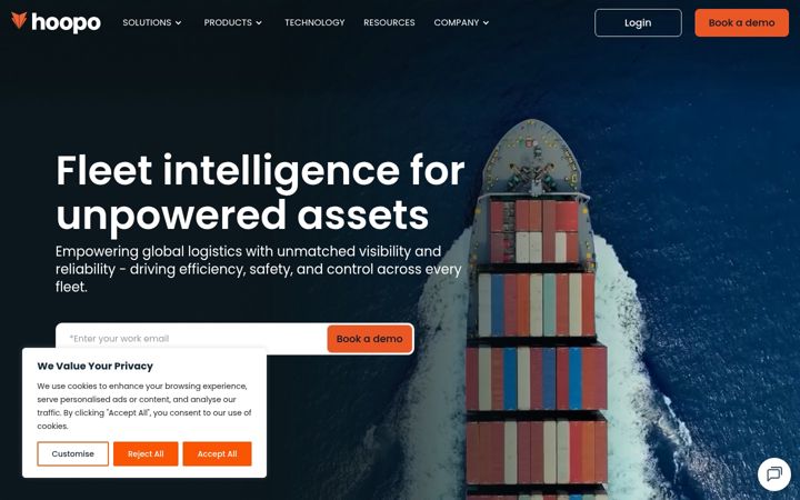 Screenshot of hoopo.tech