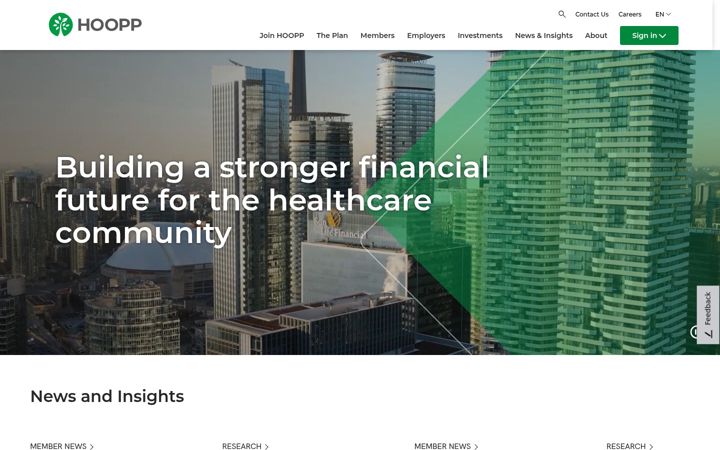 Screenshot of hoopp.com