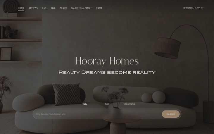Screenshot of hooraysarai.com