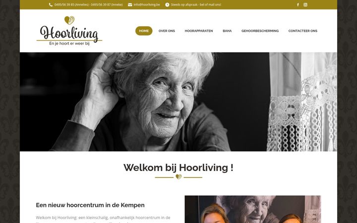 Screenshot of hoorliving.be