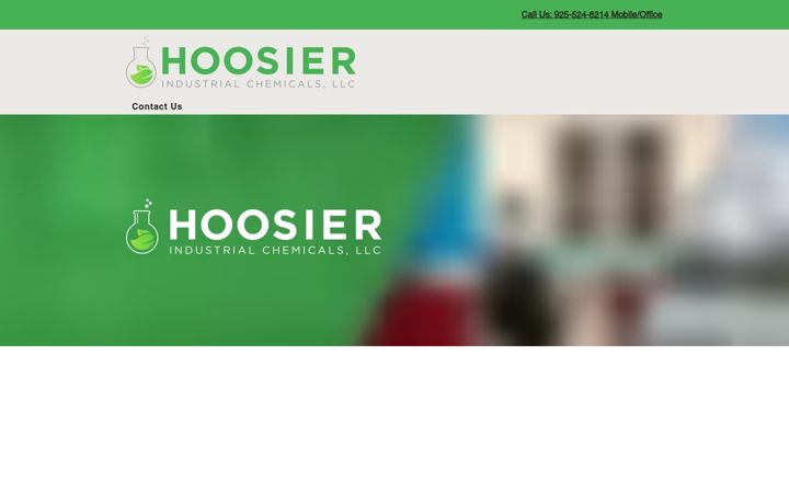 Screenshot of hoosierchemicals.com