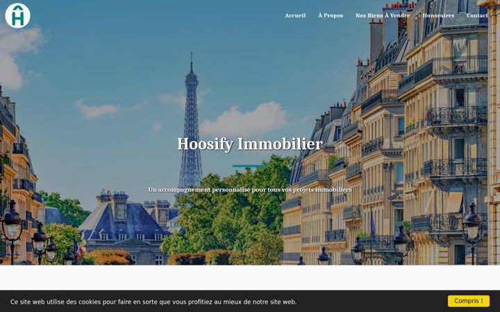 Screenshot of hoosify.fr