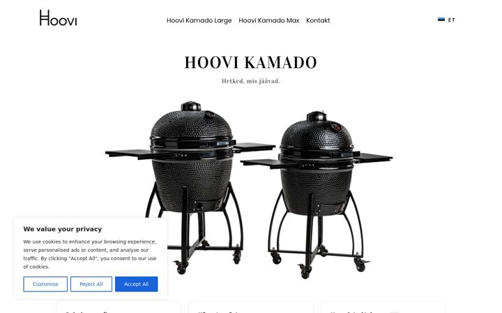 Screenshot of hoovigrill.eu