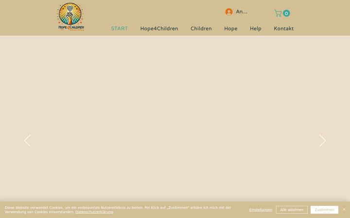 Screenshot of hope4children-stiftung.de