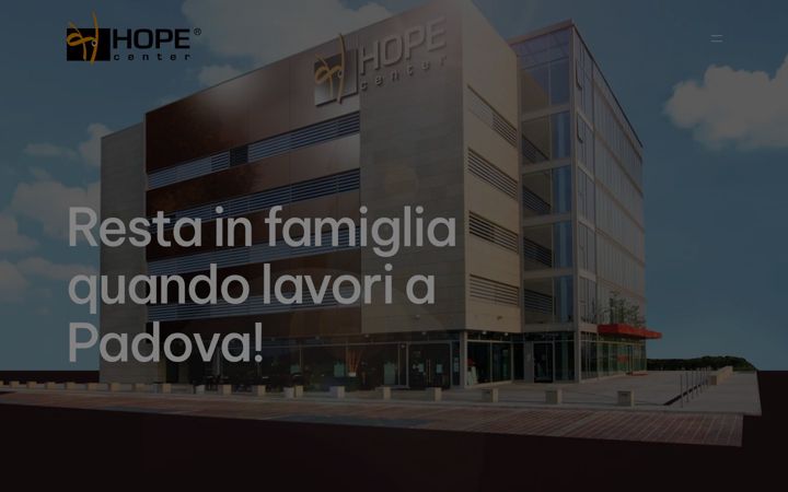 Screenshot of hopecenter.it