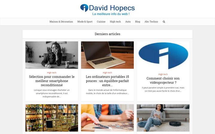 Screenshot of hopecs.net