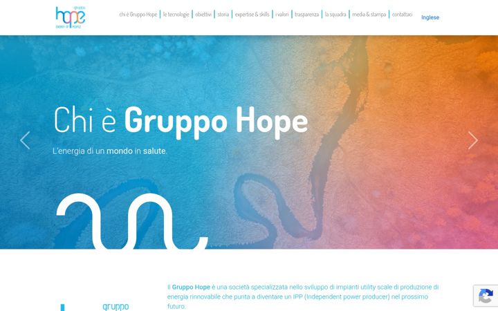 Screenshot of hopegroup.it
