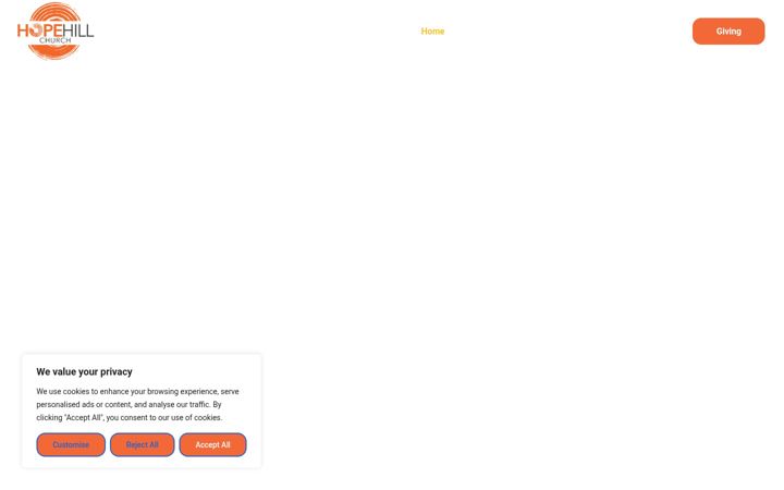 Screenshot of hopehill.co.za