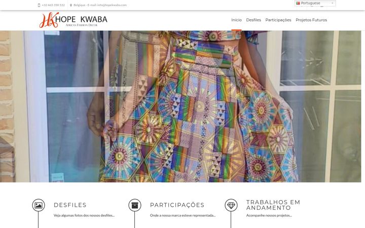 Screenshot of hopekwaba.com