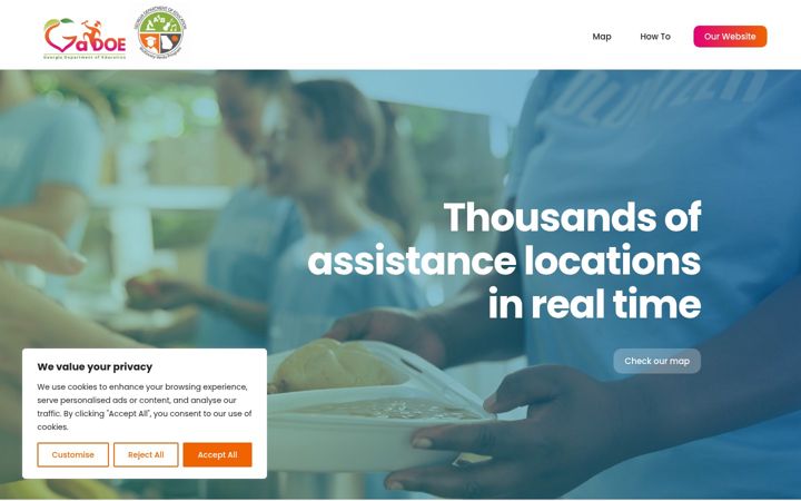 Screenshot of hopemapgeorgia.org
