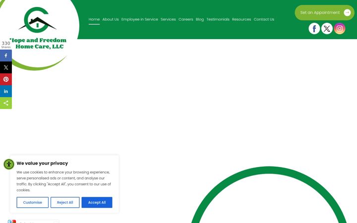 Screenshot of hopenfreedom.com