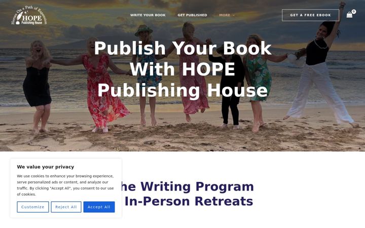 Screenshot of hopepublishinghouse.com