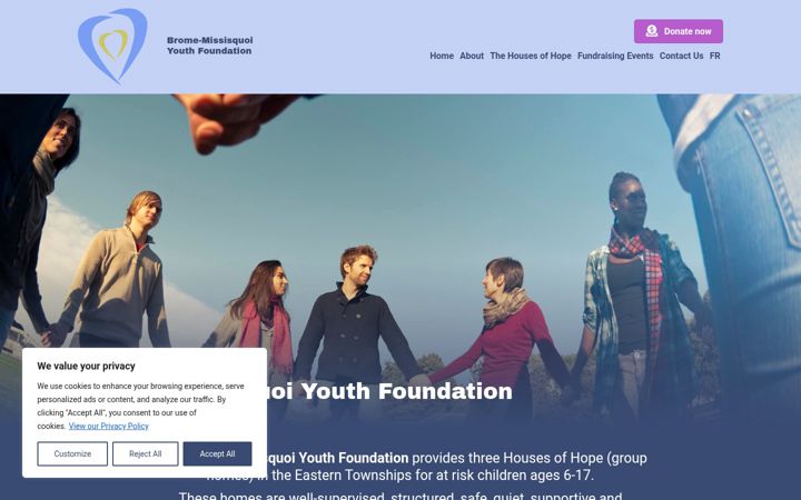 Screenshot of hopespoir.ca