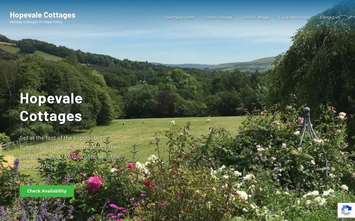 Screenshot of hopevale.co.uk