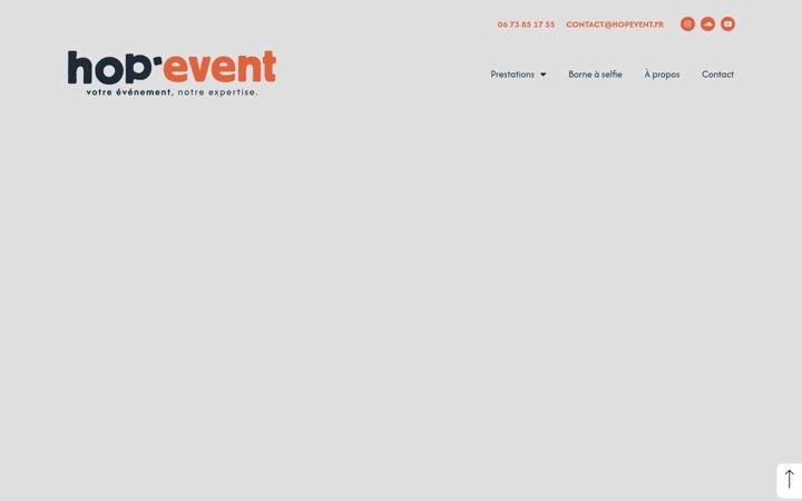 Screenshot of hopevent.fr