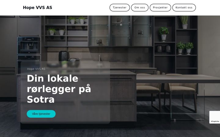 Kuvakaappaus sivustosta hopevvs.no