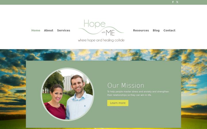 Screenshot of hopewithme.com