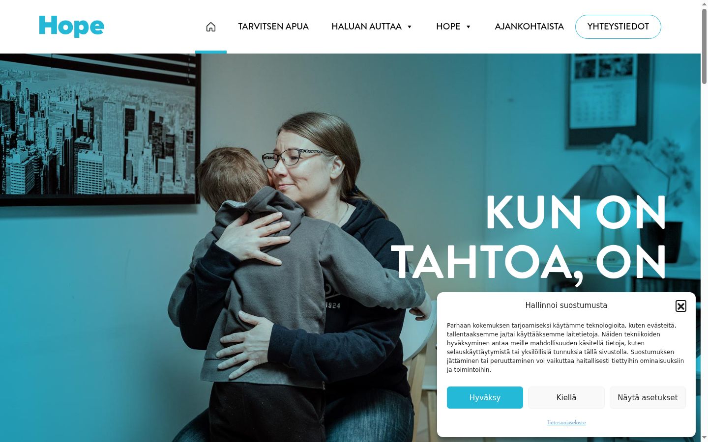 Snímek obrazovky baneru souhlasu zobrazeného před jakoukoli interakcí