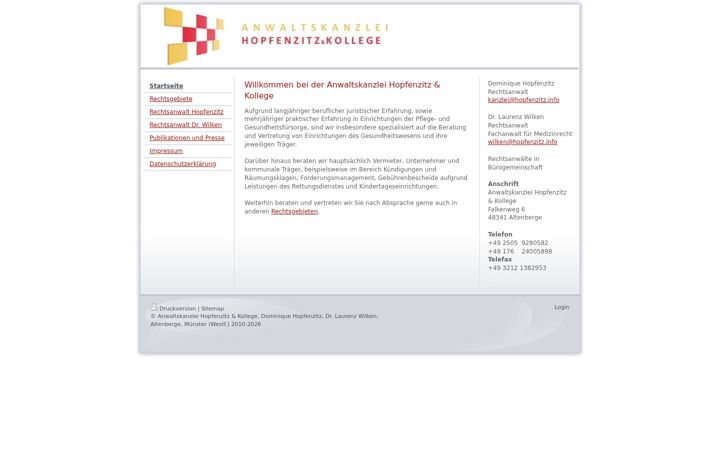 Screenshot di hopfenzitz.info