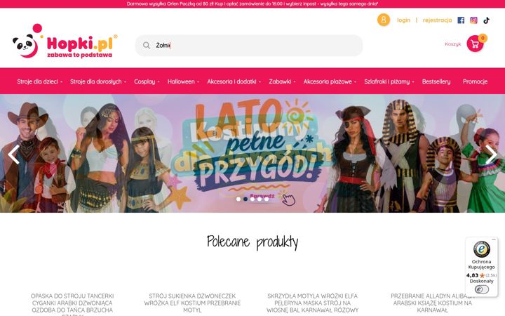 Screenshot of hopki.pl