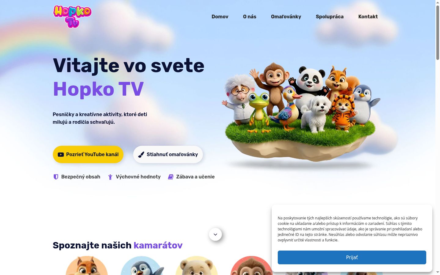 Képernyőkép a bármilyen interakció előtt megjelenő hozzájárulási bannerről