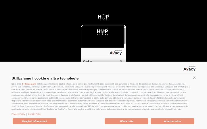 Screenshot of hoplab.eu
