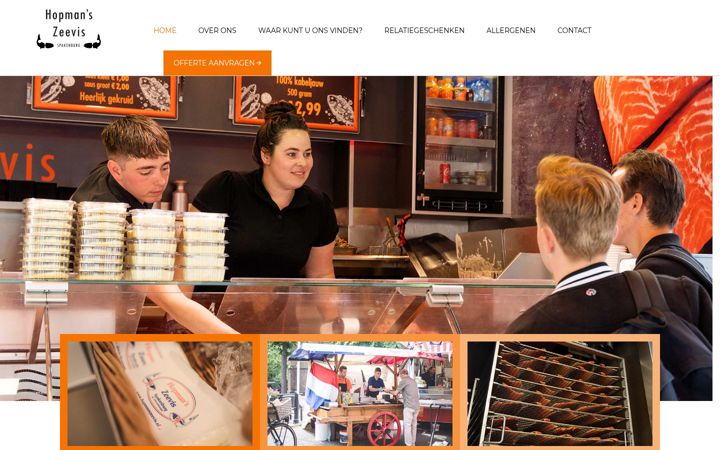 Screenshot of hopmanszeevis.nl