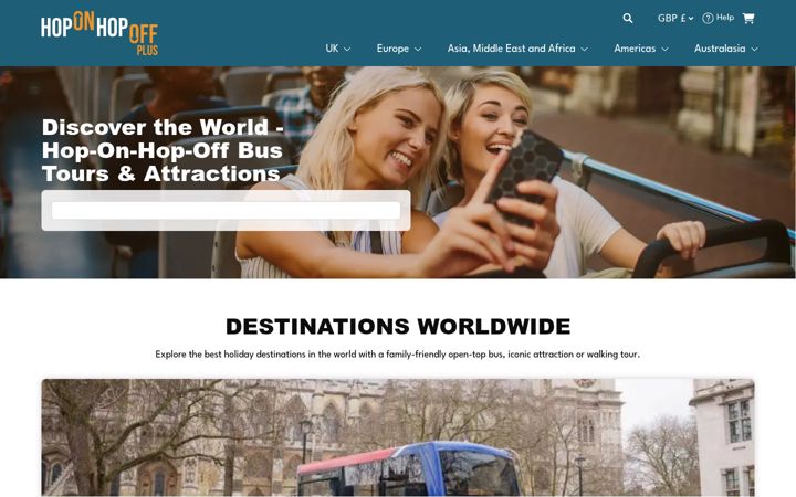 Screenshot of hoponhopoffplus.com