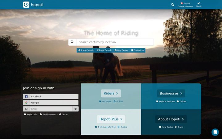 Screenshot of hopoti.com