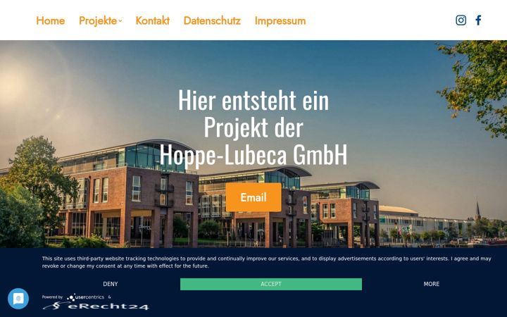 Screenshot of hoppe-lubeca.de