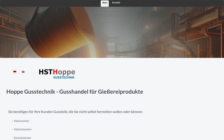 Screenshot of hoppegusstechnik.de
