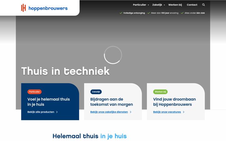 Screenshot of hoppenbrouwerstechniek.nl