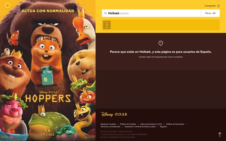 Screenshot of hopperspelicula.es
