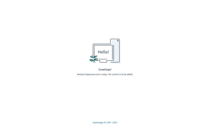 Screenshot of hoppmano.com