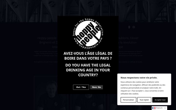 Screenshot of hoppypeople.com