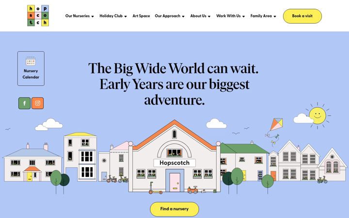 Screenshot of hopscotch.uk.com