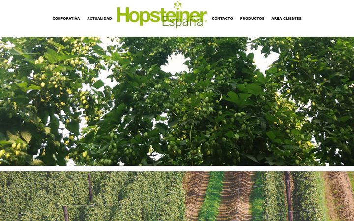Screenshot of hopsteiner.es
